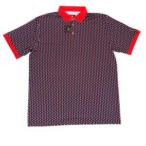 Waggle Polo Shirt Men's XL Bobby Fishing Print Golf Performance